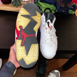 nike air jordan white infared 6